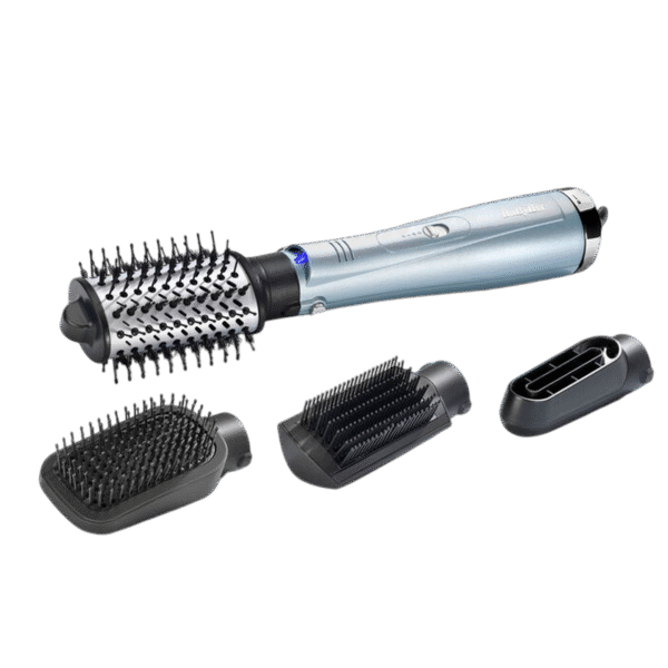 Uscător de păr-perie BaByliss AS774E, 1000W, Albastru deschis