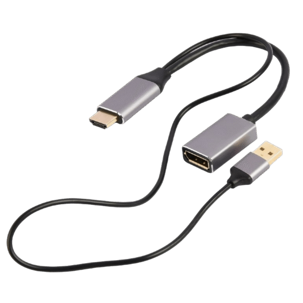 Adaptor Cablexpert A-HDMIM-DPF-02, HDMI (M) - DisplayPort (M), 0.1 m, Negru