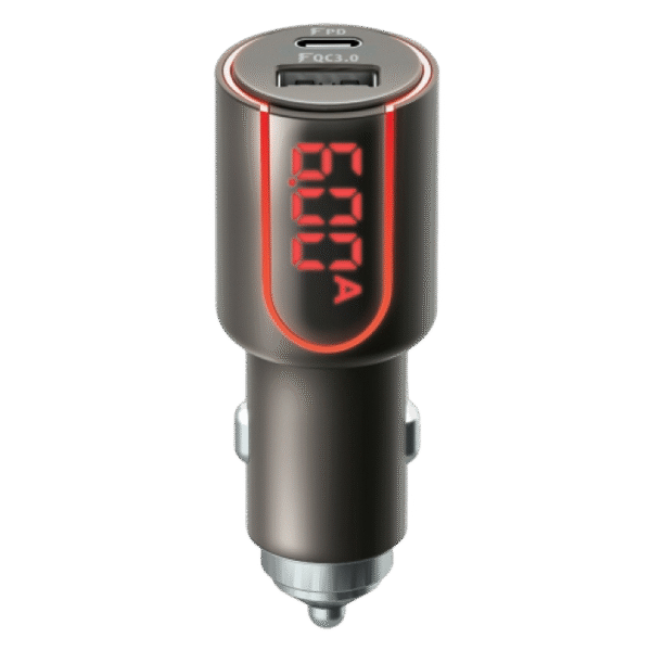 Incărcător auto Forever 2x Type-C QC3.0+PD (30W), 30W, Gri