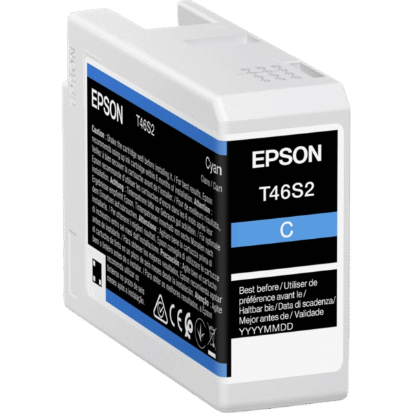 Cartuș de cerneală Epson T46S UltraChrome Pro 10, 25ml, Cyan