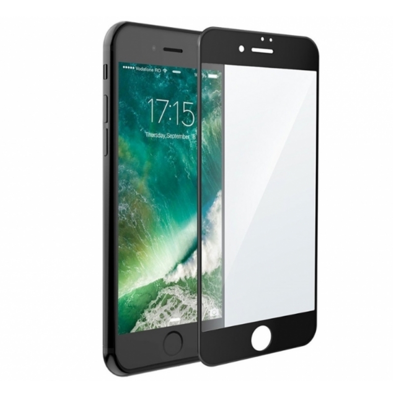 eb2a695b-efca-4ae0-98b0-c4437df045cc Sticlă de protecție Xcover iPhone 6/7/8 Plus 3D Zero Frame, Negru - Image 1