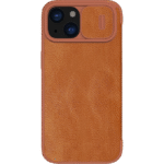 Husă tip carte Nillkin iPhone 15 - Qin Pro, Maro - Image 2