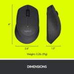 Mouse Wireless Logitech M330 Silent Plus, Negru - imagine 12