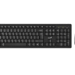 Set Tastatură + Mouse Genius KM-8200, Fără fir, Negru