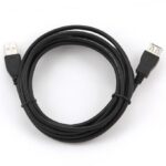 Cablu prelungitor Cablexpert CCP-USB2-AMAF-10, USB Type-A (M)/USB Type-A (F), 3m, Negru - Image 2
