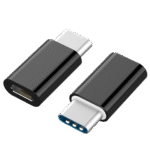 Adaptor Cablexpert A-USB2-CMmF-01, micro-USB (F)/USB Type-C, 0,3m, Negru