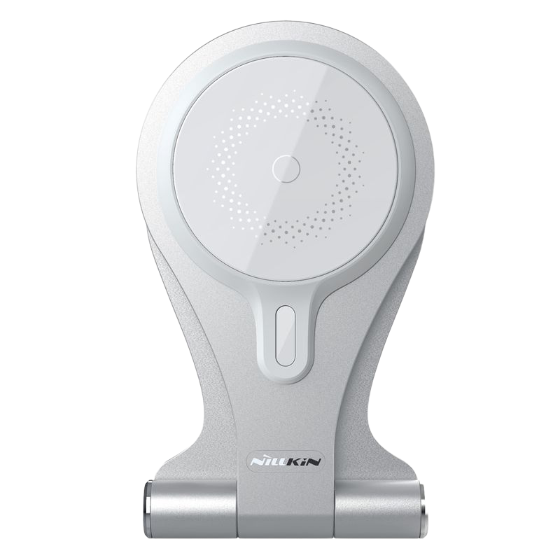 ef1fc98e-b73e-430b-981f-fe7293cfae17 Încărcător wireless Nillkin MagStand Charging Stand, 15W, Argintiu - Image 1