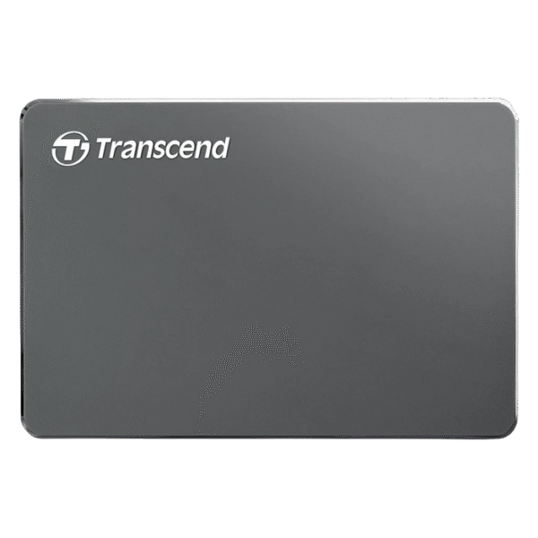 1.0TB (USB3.1) 2.5" Transcend "StoreJet 25C3", Iron Gray, Ultra-Slim, Aluminum Casing