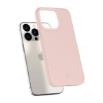 Husă Spigen iPhone 13 Pro, Thin Fit, Nisip roz - Image 2