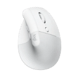 Mouse Wireless Logitech Lift Vertical, Alb
