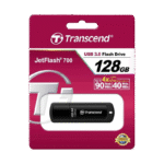 Memorie USB Transcend JetFlash 700, 128GB, Negru - Image 4