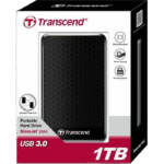 HDD portabil extern Transcend StoreJet 25A3, 1 TB, Negru (TS1TSJ25A3K) - imagine 6