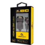 Adaptor Video Cablexpert CC-HDMI-DVI-4K-6, HDMI (M) - DVI-I (M), 1,8m, Negru - Image 3