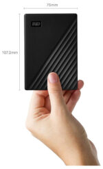 HDD portabil extern Western Digital WD My Passport,  2 TB, Negru (WDBYVG0020BBK-WESN) - Image 6