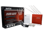 Router fără fir Netis WF2681, Roșu - imagine 7