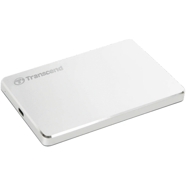 HDD portabil extern Transcend StoreJet 25C3S, 2 TB, Argintiu (TS2TSJ25C3S)