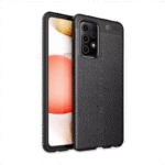 Husă Xcover Galaxy A72 - Leather, Negru