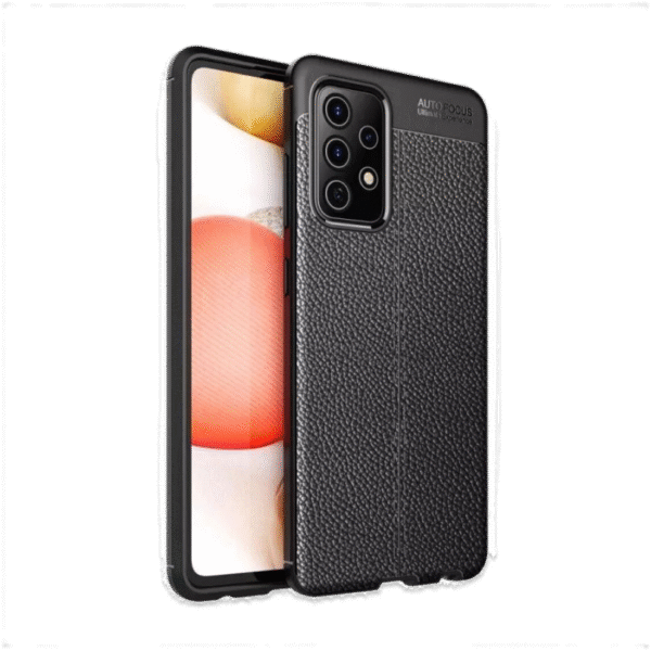 Husă Xcover Galaxy A72 - Leather, Negru
