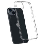 Husă Spigen iPhone 14, Airskin Hybrid, Transparent - Image 3