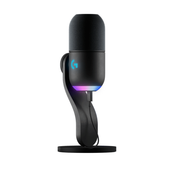 Microfon Gaming Logitech Yeti GX, Cu fir, Negru