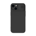 Husă Nillkin iPhone 14 Plus, CamShield Silky Silicone, Negru