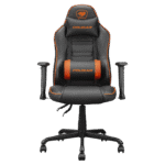 Scaun Gaming Cougar Fusion S, PVC Piele, Negru | Portocaliu