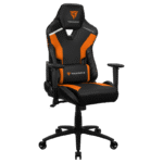 Scaun Gaming ThunderX3 TC3, PU Piele, Negru/Portocaliu - Image 3