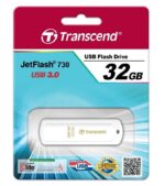 Memorie USB Transcend JetFlash 730, 32GB, Alb - imagine 10