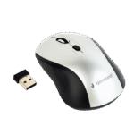 Mouse Wireless Gembird MUSW-4B-02-BS, Negru/Argintiu