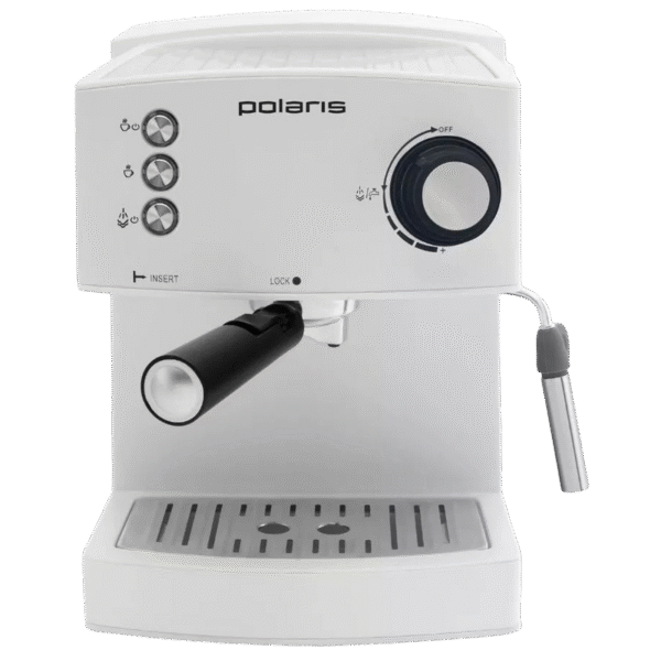 Cafetiera manuala Polaris PCM1527, 850W, Alb