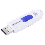 128GB  USB3.1 Flash Drive Transcend "JetFlash  790", White-Blue, Slider (R/W:90/40MB/s) - imagine 6