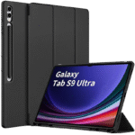 Husă pentru tabletă  Samsung Tab S9 Ultra, 11", Piele artificială, Negru