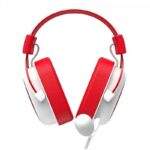 Căști gaming Havit H2002d, Cu fir, Alb Roșu - Image 4