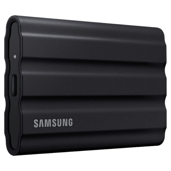 SSD portabil extern Samsung Portable SSD T7 Shield, 1 TB, Negru (MU-PE1T0S/WW)