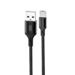 Cablu încărcare și sincronizare XO NB143, USB Type-A/micro-USB, 2m, Negru - Image 3